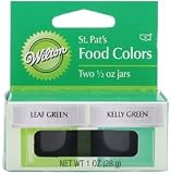 Wilton Icing Colors 1/2 Ounce 2/Pkg St. Pat's; 6 Items/Order