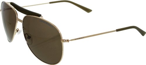 Emporio Armani Unisex Rose Gold Tone Frame Brown Lens EA9807S-000-60-04