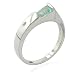 Sterling Silver 6X4 Blue Topaz Ring - Size 7