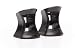 SoleMates High Heeler 1 Pr Stiletto Heel Protectors, Wide, Black