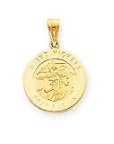 14k Saint Michael Medal Pendant