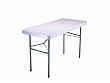Lifetime 22950 4-Foot Utility Table with 48-by-24-Inch Molded Top, White Granite