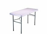 Lifetime, 4' Utility Table, 48 x 24 Molded Top, White Granite