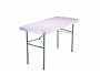 Lifetime 22949 4-Foot Utility Table with 48-by-24-Inch Molded Top, White Granite