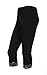 Junior Plus Size Plain Cotton Capri Leggings with Hem LACE Trim