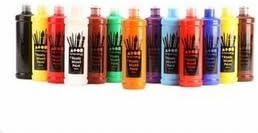 1 x BOTTLE READY MIX LIQUID POSTER PAINT 600ml - Leaf Green by Woodandtots