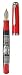 Pelikan Toledo 910 Sterling Silver Red Fountain Pen M910, Medium nib
