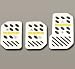 Momo Super Turismo performance pedal set for manual transmission Color - Black