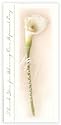 100 Tri Fold Linen Wedding Programs Bulletins Single Calla Lily