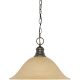 Buy Nuvo 60 1276 Hanging Dome With Champagne Glass, Mahogany Bronze by Nuvo