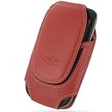Apple iPhone Vertical Leather Pouch Universal Case (Red)