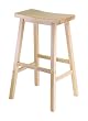 Saddle Seat 29" Stool in Natural Finish By Winsome Wood
