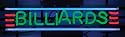Billiards Neon Sign