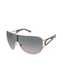 Marc Jacobs Aviator Shield Metal Sunglasses gold grey/grey-pink
