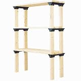 : Finley 07419 Basics 2x4 Shelf Links, 6-Pack, Black