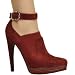 Bellini Womens Eames Ankle Strap Platform Pump