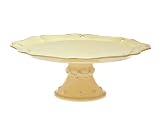 Juliska Berry & Thread Small Cake Stand, Butter Yellow