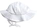 Under The Nile Poplin Sunhat, White, 12-24 Months
