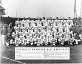 Photo of 1959 World Champions Baltimore Colts