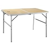 10T Campingtisch porTABLE Double, silber, 98x70x70 cm