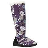 MUK LUKS Women's Mod Starburst Printed Jersey Boot