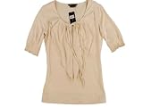 BCBG MAX AZRIA - BCBGMaxazria Jersey Top with Bow Shirt