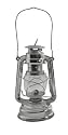 Original FEUERHAND Petroleum Sturmlaterne Modell 276, Wei&szlig;blech, verzinnt