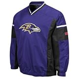 Baltimore Ravens NFL Coaches Choice Pullover Trainer Jacket - M