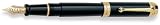 Aurora Talentum Black w/ Gold Trim Extra Fine Point Fountain Pen - AU-D12N-EF