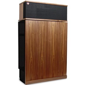Klipsch Klipschorn Three-Way Speaker System with Klipsch's Legendary Folded Horn Driver (Walnut, Single Speaker)