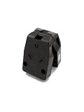 Leviton 830-00T Travel Trailer Vinyl Grounding Angle Plug 30A-125V, Black