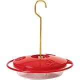 Aspects Hummingbird Hummzinger Mini Feeder (3 feeding ports - 8-oz feeder - 6'' diameter)