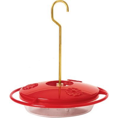 Aspects Hummingbird Hummzinger Mini Feeder (3 feeding ports - 8-oz feeder - 6'' diameter)