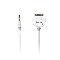 INSPIRETECH Dock to 3.5mm Auxilary Connector for iPod Nano, iPod Classic, iPod Touch 1st Generation