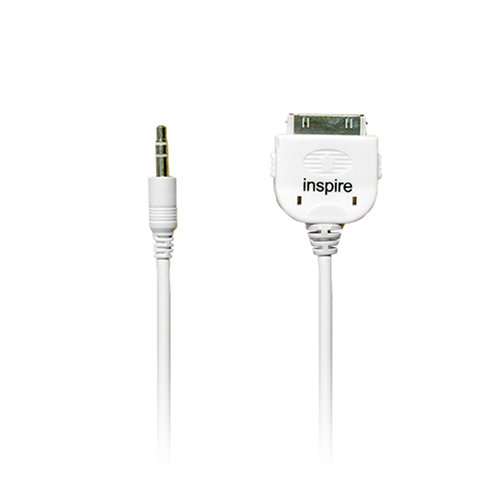 inspiretech 3.5mm AUX to Dock Connector Cable for iPod Nano, Classic, Touch