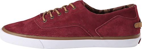 radii Footwear Men's Axel Burgundy/Wolverine Suede Sneaker 11 M