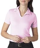 Ultraclub Ladies Stripe Interlock Polo 8504