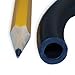 3/8in OD 1/4in ID Black Latex Rubber Tubing ONE Continuous Piece (Select Length) (#804)