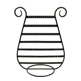 BLACK metal JEWELRY harp Earring RACK stand HOLDER