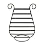 BLACK metal JEWELRY harp Earring RACK stand HOLDER