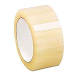Box Sealing Tape, 2 x 110 yards, 3 Core, Clear, 6/Box