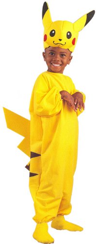 Children's Pikachu Pokemon Costume Sz:Large 7-10