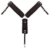 Weaver Leather Fleece Lined Breastcollar - Black