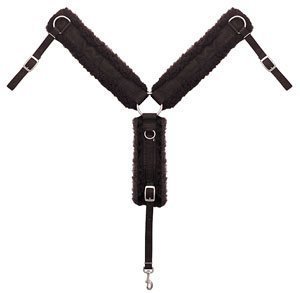 Weaver Leather Fleece Lined Breastcollar - Black [Misc.]
