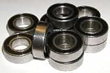 10 Sealed Bearing R6-2RS 3/8 x 7/8 x 9/32 inch Miniature Ball Bearings VXB Brand