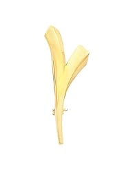 14K Yellow Gold Brooch -- LIFETIME WARRANTY