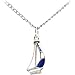 Handcrafted Stainless Steel Sailing Sailboat Necklace