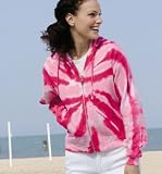 Ladies' Full-Zip Tie-Dye Hooded Sweatshirt