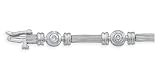 14K White Gold 1.00 ctw Diamond Bracelet