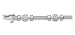 14K White Gold 1.00 ctw Diamond Bracelet